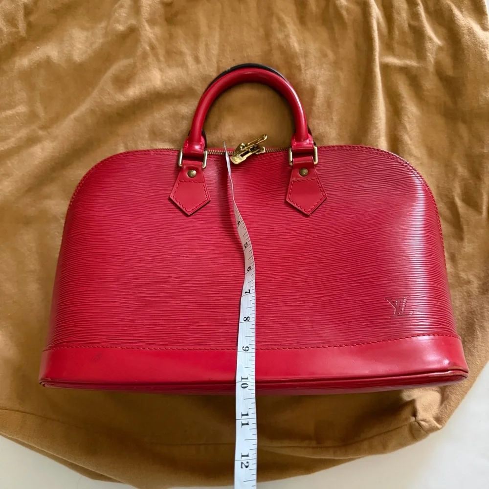 Louis Vuitton Epic Red Alma Bag